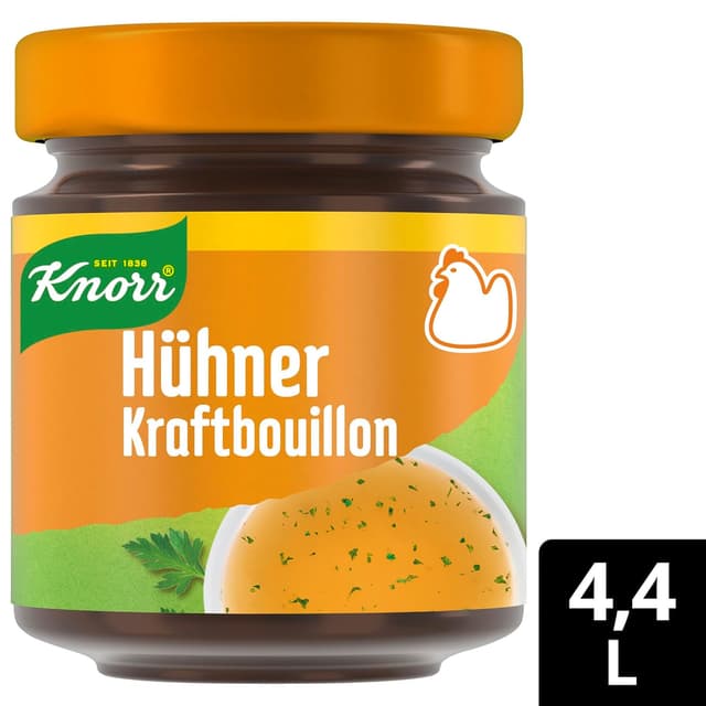 Thumbnail 3 de Knorr Hühner Kraftbouillon Glas 4,4 Liter