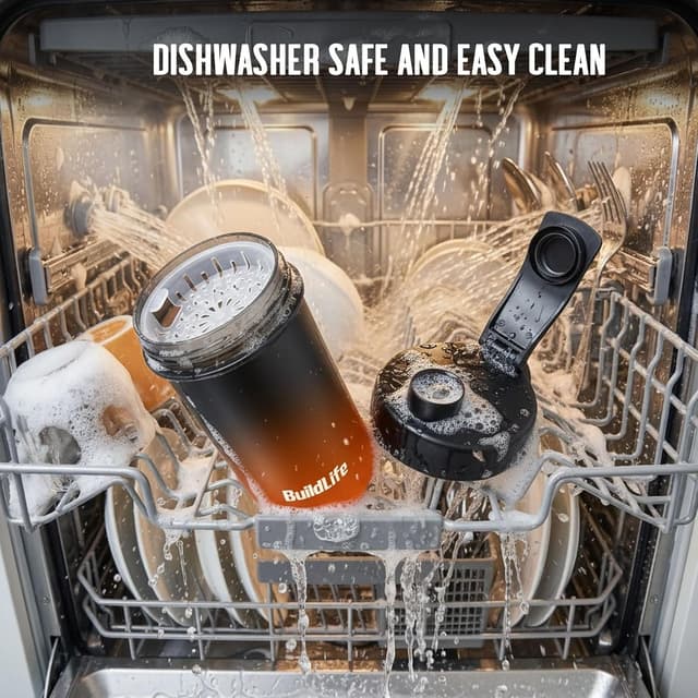 Thumbnail 3 de BuildLife Shaker Bottle 600ML Tritan protein shaker