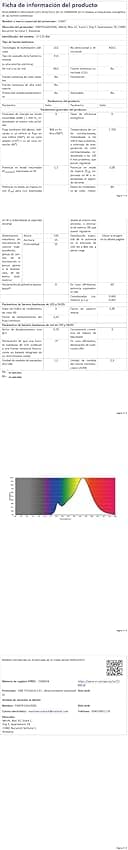 Detalle de LVWIT Bombilla Vela E14 806 lm, 2700K