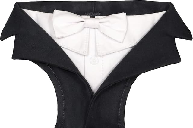 Thumbnail 3 de Croci Ceremony Groom Arnés ajustable negro S/35–45 cm 🐕