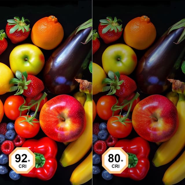 Detalle 1 de Luktix COB LED Strip 5m (2700K Warm White), 24V Dimmable with RF Remote and UKCA Power Supply