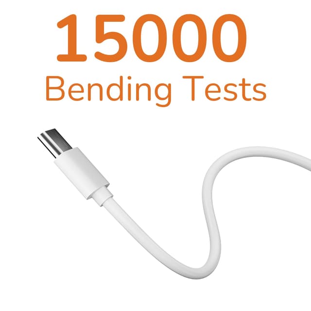 Detalle de pluX USB charging cable for Logitech UE Boom and Ultimate Ears speakers (1 m) – white