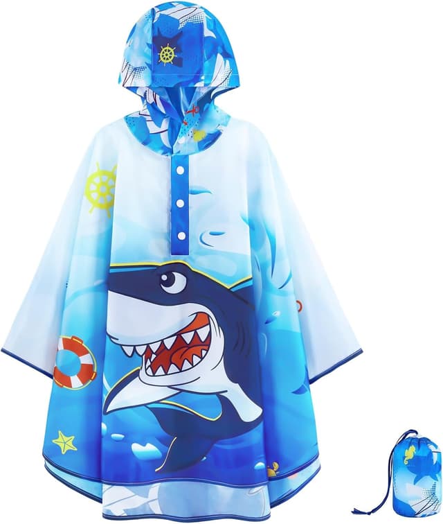 Detalle de WAWSAM Regenponcho Kinder Regenmantel