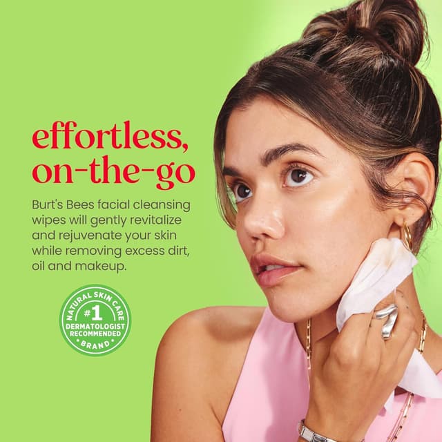 Thumbnail 3 de Burt's Bees Aloe Vera Face Wipes 30 Ct.
