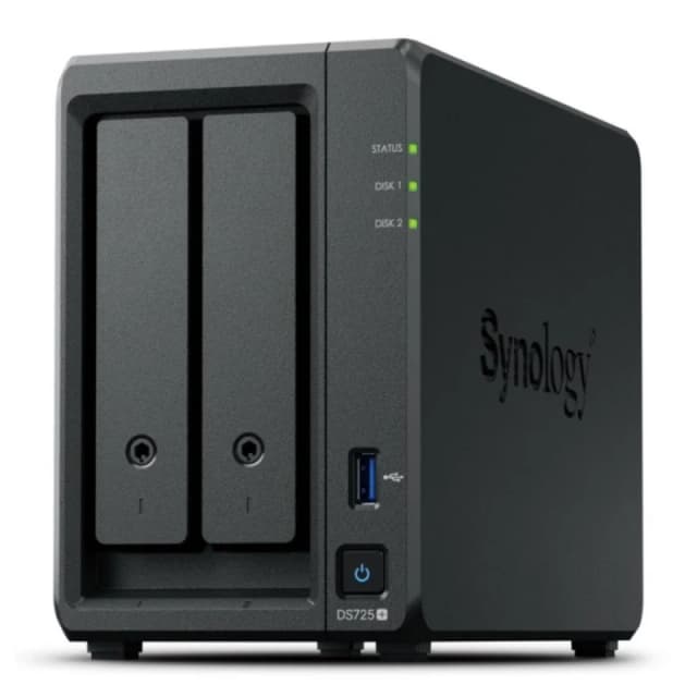 Detalle de Synology DS725+ NAS 4 GB DDR4, 2 bahías