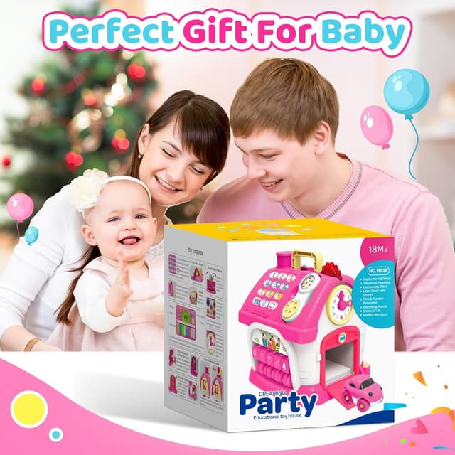 Thumbnail 6 de Montessori 6-in-1 Activity House for 1–2 Year Old Girls 📼