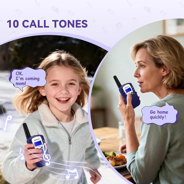 Thumbnail 5 de Retevis RT388 Walkie Talkie 4–12 Jahre