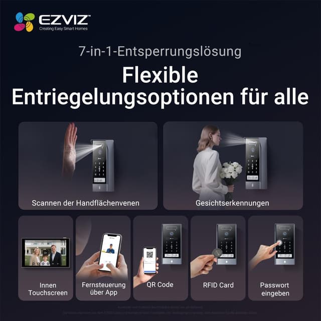 Detalle 2 de EZVIZ HP7 Pro 4K Türsprechanlage
