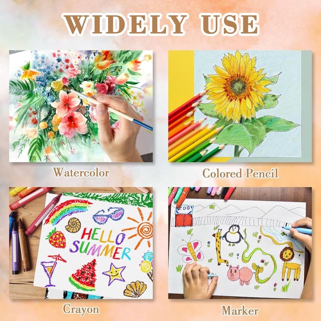 Thumbnail 5 de 100PCS 5x7 Watercolor Paper Pad 140lb/300g ๐จ