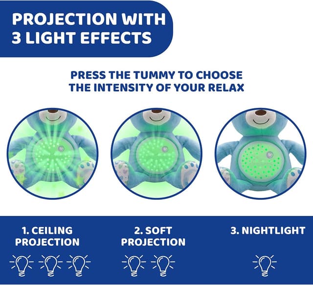 Thumbnail 3 de Chicco First Dreams Ours en Peluche Musical