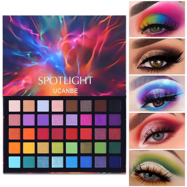 Detalle de UCANBE Spotlight Lidschatten Palette 40 Farben