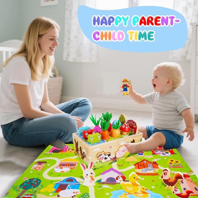 Thumbnail 4 de KMTJT Toddlers Montessori Wooden Toy 12–18 months