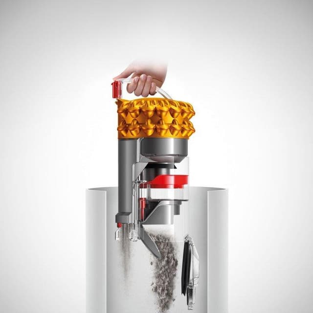 Detalle de Dyson Cinetic Big Ball Multi Floor 2 aspiradora sin bolsa 700W depósito 0,8L gris y amarillo