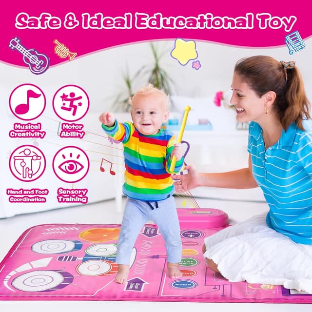 Thumbnail 4 de Music Mat Baby Toys 0–6 months sensory playmat