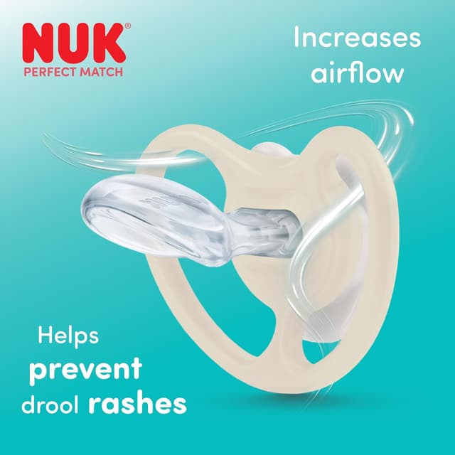 Detalle de NUK Perfect Match Air dummies for 6-18 months