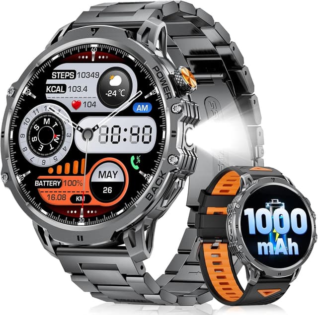 Detalle de LIGE Smartwatch Uomo 1.85'' HD