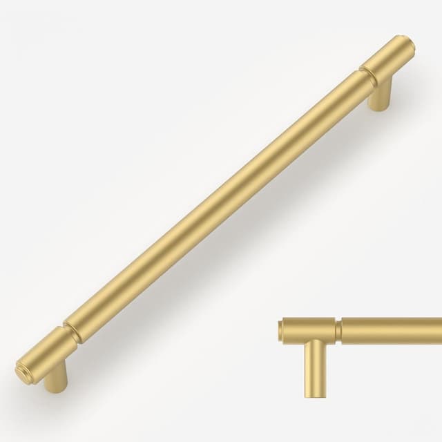 Detalle de Amerdeco 10 Pack Gold Cabinet Pulls with 192mm Hole Centre (Aluminium alloy) AM021