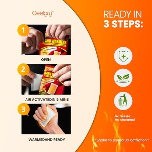 Detalle de Hand Warmers Disposable 10-Pack, 12H Warmth