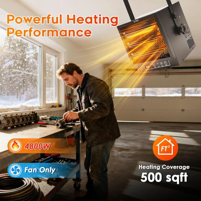 Thumbnail 2 de CTSC 4800W Garage Heater ♨