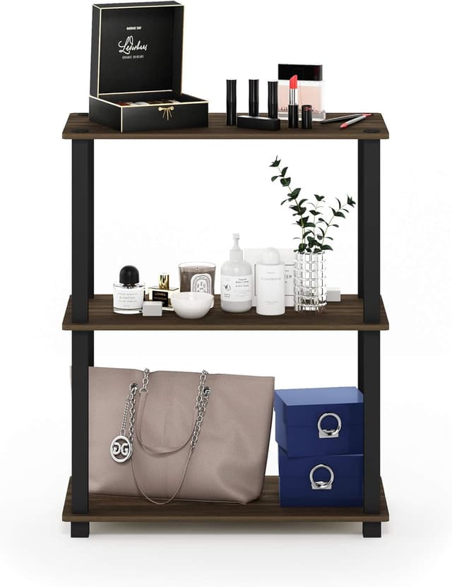 Thumbnail 2 de Furinno Scaffale Multifunzione Columbia Walnut nero