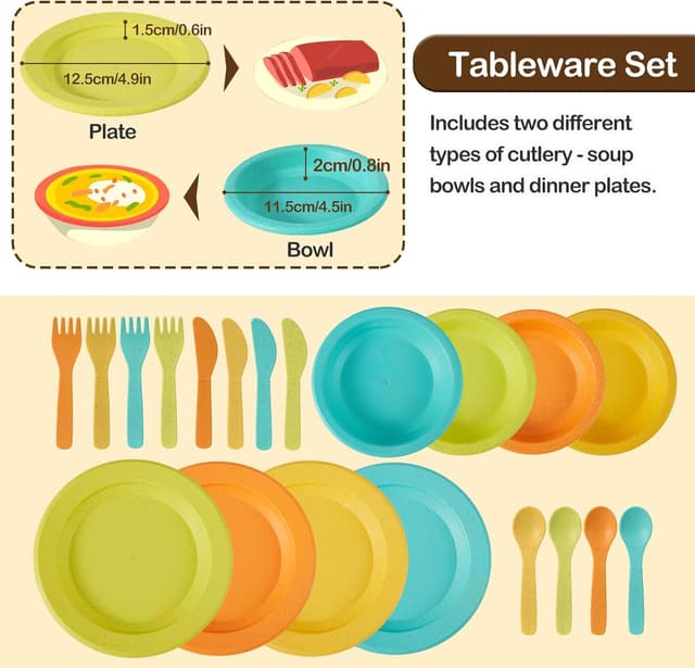 Detalle 2 de Buyger Kids Kitchen Accessories & Tea Set (35 pcs) for Toddlers 3–5