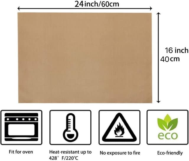 Thumbnail 2 de Wah Shing Yuen Teflon-Ofeneinlagen 6er Set 40x60 cm