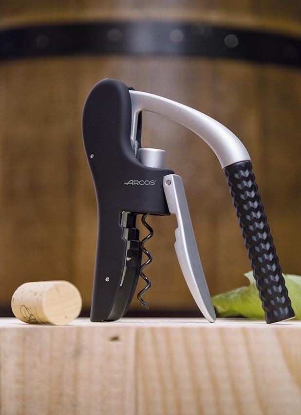 Thumbnail 6 de ARCOS Sacacorchos Manual Moderno para Vino 🍷 con Cortacápsulas
