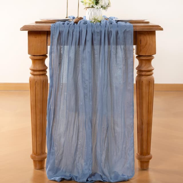 Thumbnail 2 de LINXTAR Dusty Blue Table Runner 120in