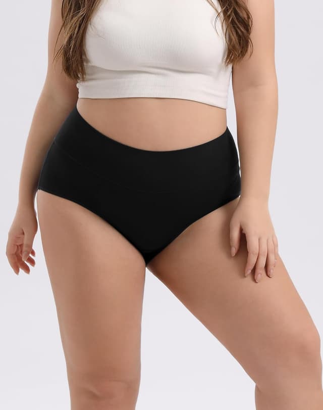 Detalle 2 de INNERSY Cotton High-Waist Briefs 4-Pack