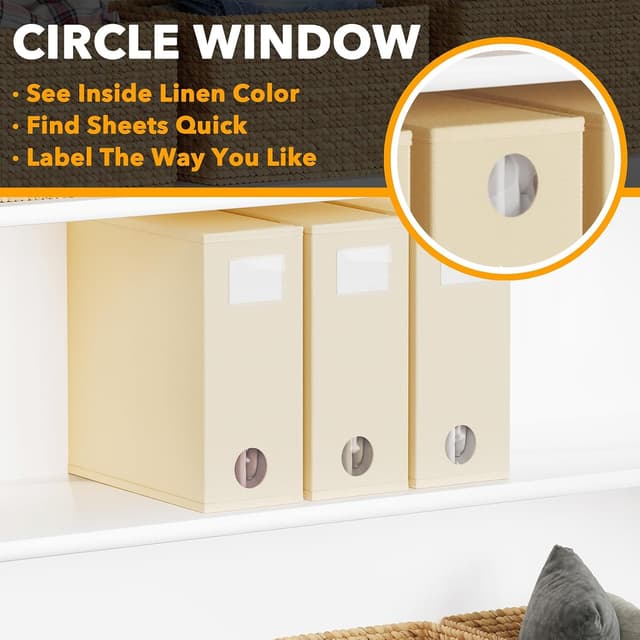 Thumbnail 3 de SpaceAid XL Bed Sheet Organizer 3-Pack