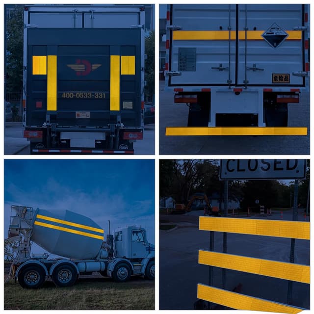 Thumbnail 5 de XFXIA Ruban réfléchissant jaune 15x10 m