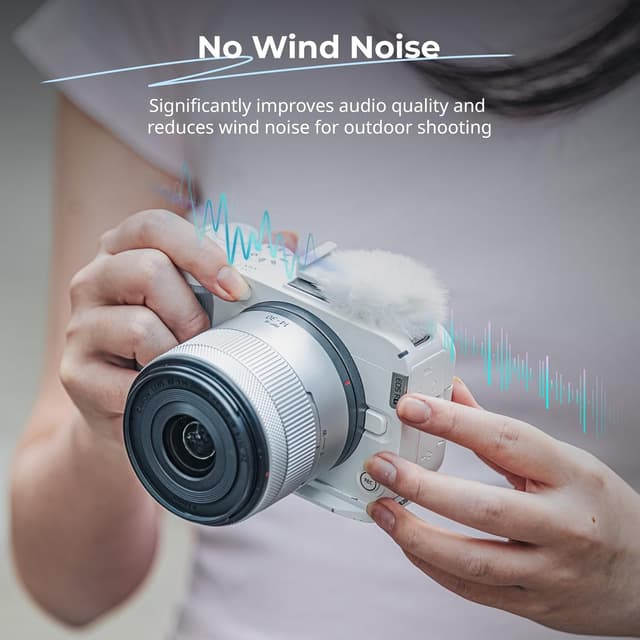 Thumbnail 2 de SMALLRIG Fell-Windschutz-Set für Canon R50 V