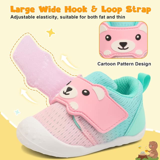 Thumbnail 3 de JOINFREE Baby Walking Wide Shoes 1st walkers