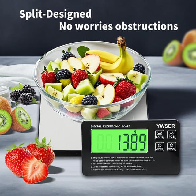 Thumbnail 5 de Food Scale 33lb Split-Designed Digital Kitchen Scale