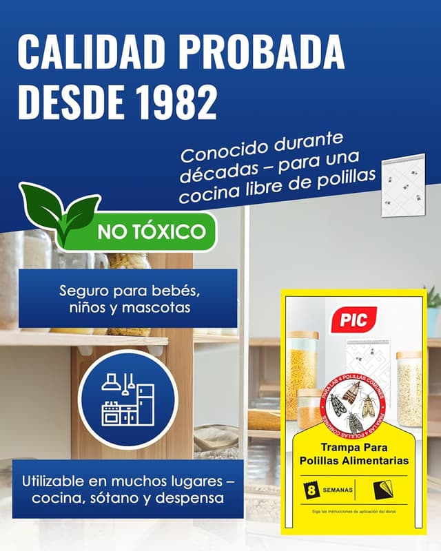 Thumbnail 6 de PIC Trampa Polillas Alimentos 12 unidades