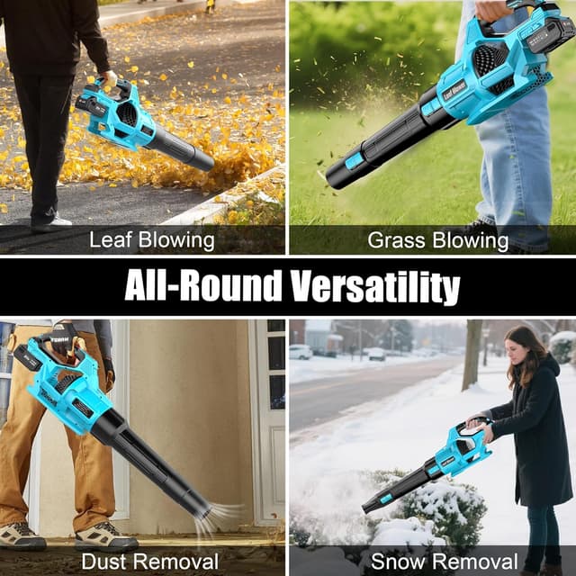 Thumbnail 6 de LEIIKOO cordless leaf blower 21V 2x4.0Ah