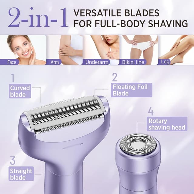 Detalle de Orchrose Electric Razor 2-in-1 10,000 RPM