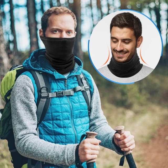 Thumbnail 2 de HASAGEI Winddichter Fleece-Schlauchschal für Outdoor