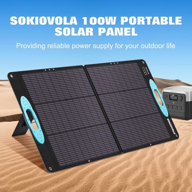 Thumbnail 6 de SOKIOVOLA 100W Portable Solar Panel