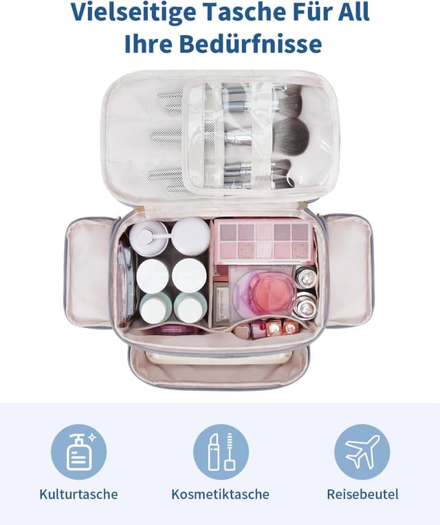 Detalle 2 de WANDF Reise Kulturbeutel 29 x 16,5 x 19