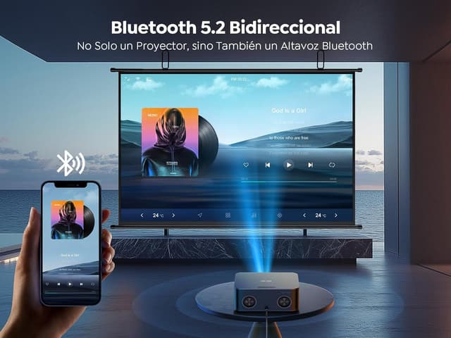 Thumbnail 5 de TOPTRO Proyector 4K WiFi 6 Bluetooth 5.2 Dolby 🎥