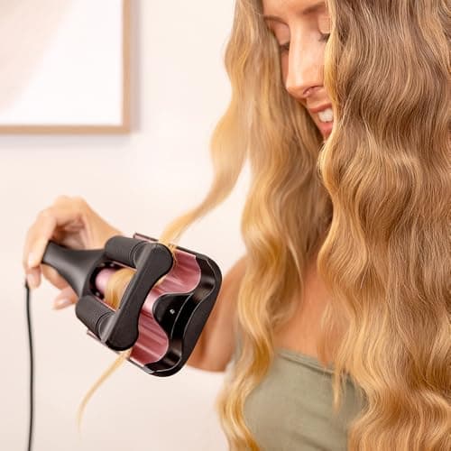 Thumbnail 6 de Cecotec Plancha RitualCare 1000 Summer Waves de 90W, 3 barriles 25mm cerámica, 3 temperaturas ajustables