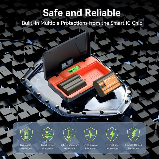 Detalle 2 de AKTTKA Batterie EN-EL15C 3000mAh
