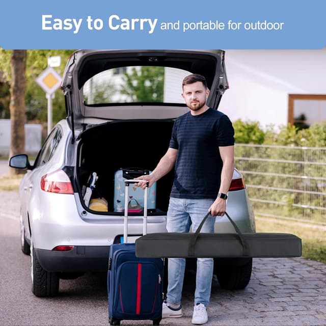 Detalle de 120-inch Projector Screen with Stand (16:9, 160°) Portable Front/Rear Projection Screen