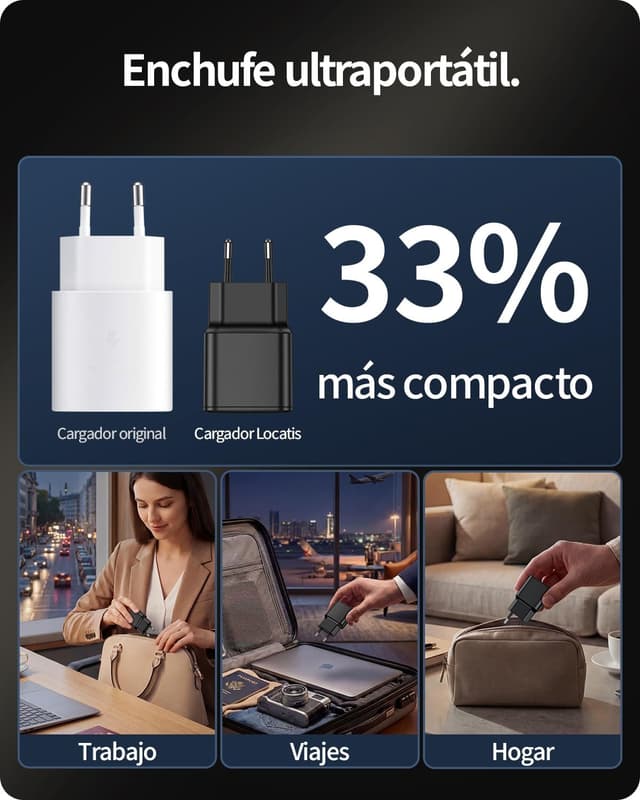 Thumbnail 4 de Locatis 25W Cargador USB-C 2 pack