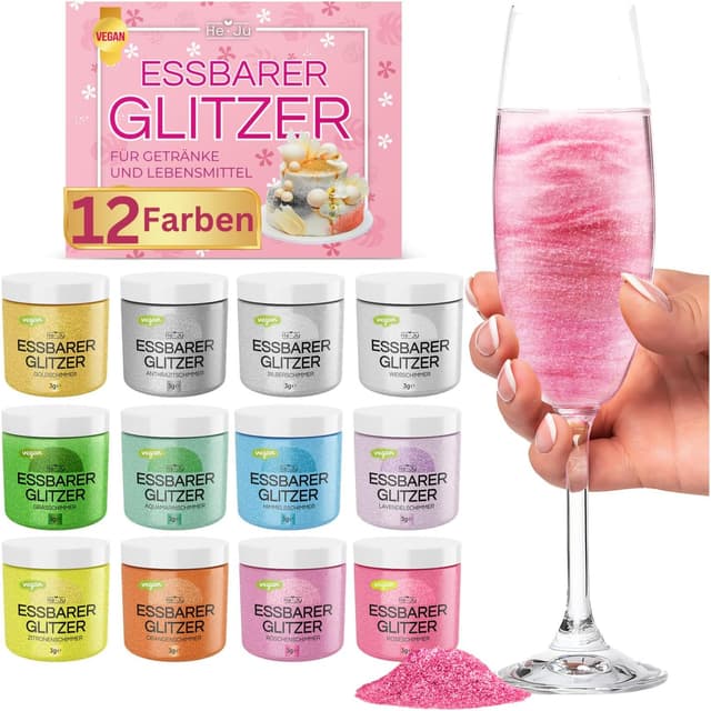 Imagen de Lot de 12 paillettes comestibles 3 g ⚙ en OfertitasTOP