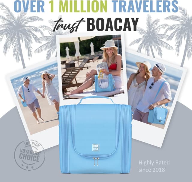 Thumbnail 5 de BOACAY Extra Large Hanging Travel Toiletry Bag