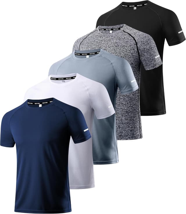 Detalle de Boyzn Sport T-Shirts 7er Pack für Lauftraining