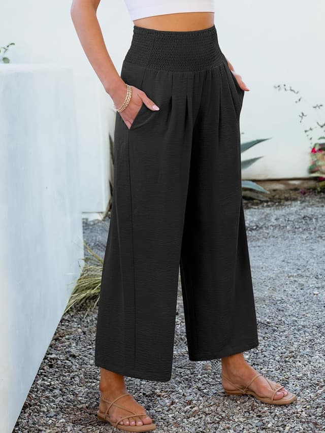 Thumbnail 5 de ANRABESS Womens Wide Leg Palazzo Pants with Pockets