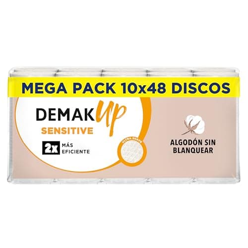 Imagen de Demak'Up Sensitive 480 discos ovalados de algodón 💄 en OfertitasTOP